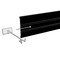 Azar Displays 9" H x 24" L Black C-Channel 600924-BLK - alternate 3